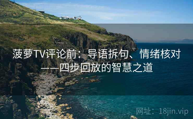 菠萝TV评论前：导语拆句、情绪核对——四步回放的智慧之道